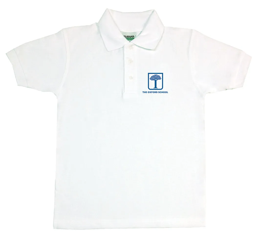 THE OXFORD POLOSHIRT PANAMA CLASSIC BORDADO - BLANCO