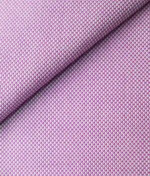 Thomas Mason Thistle Purple 100 2-ply Cotton Oxford Tailored Shirt