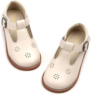 Toddler Girl Mary Jane Dress Shoes-Little Girl School Uniform Shoes for Wedding Party