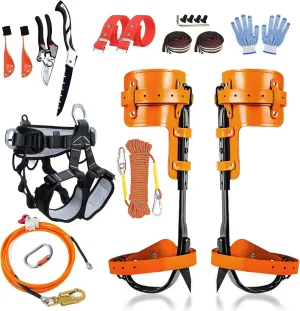 Tree Climbing Spikes,Tree Climbing Gear,Tree Climbing Kit Suitable for Climbing Trees, Picking Fruits,etc