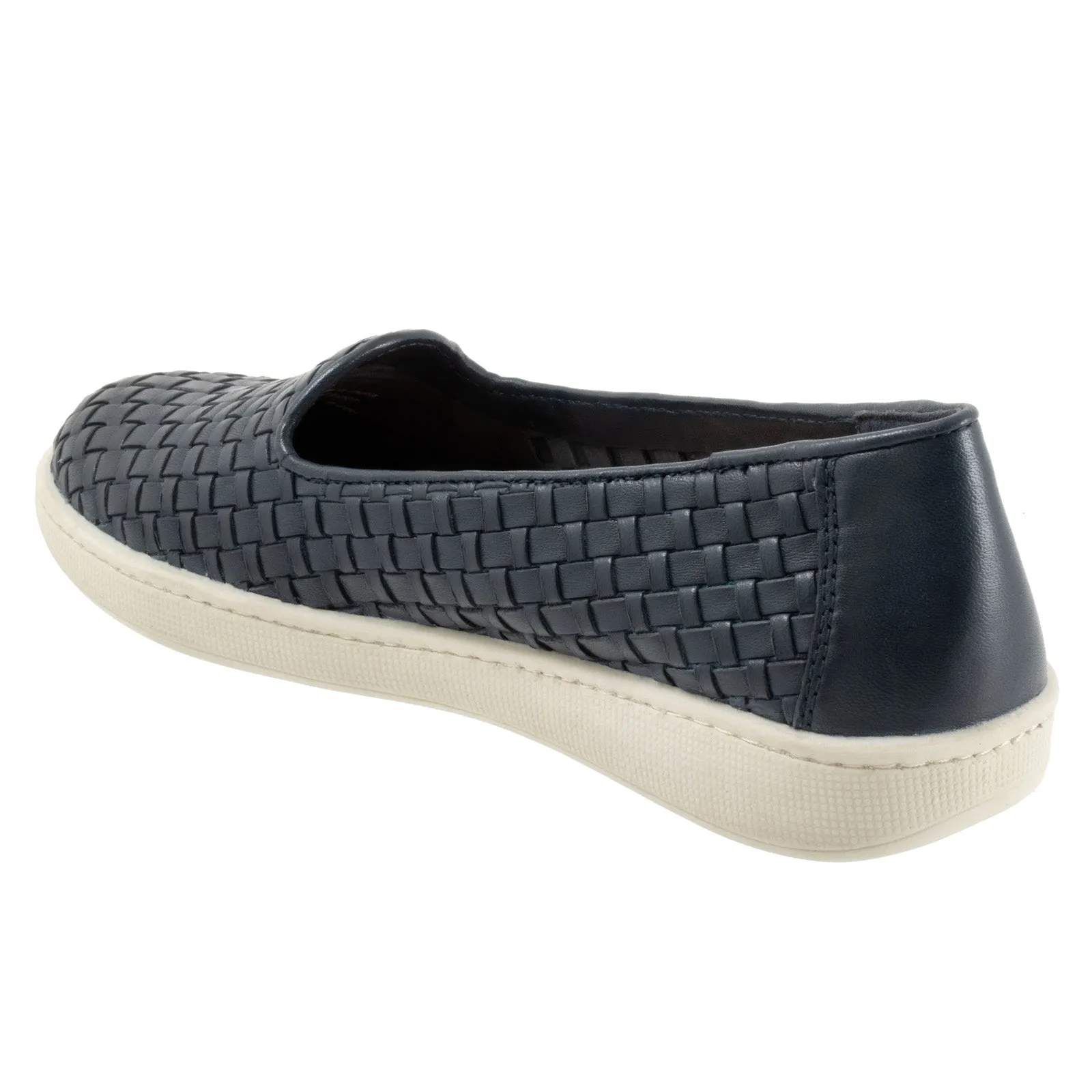 Trotters Adelina T2300-400 Womens Blue Extra Wide Loafer Flats Shoes