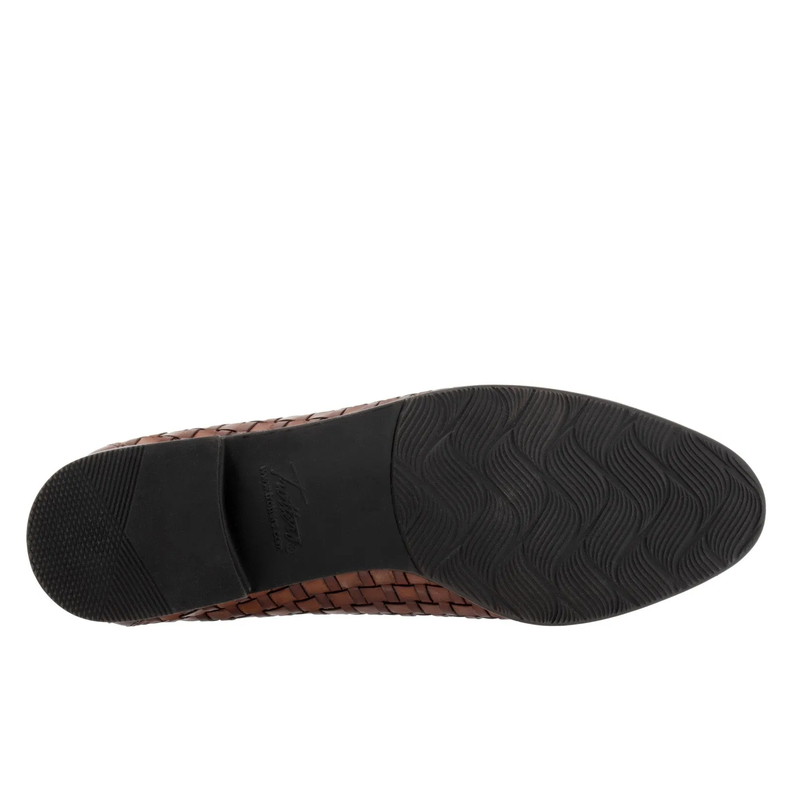 Trotters Liz T5158-580 Womens Brown Narrow Leather Loafer Flats Shoes