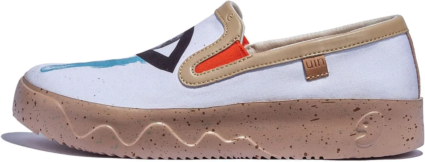 UIN Women's Art Painted Travel Shoes Slip On Casual Loafers Lightweight Comfort Fashion Sneaker Fuerteventura