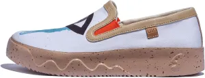 UIN Women's Art Painted Travel Shoes Slip On Casual Loafers Lightweight Comfort Fashion Sneaker Fuerteventura