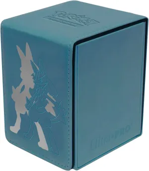 Ultra Pro ULP16414 Alcove Flip Pokemon Elite Series Lucario Deck Box Card Game