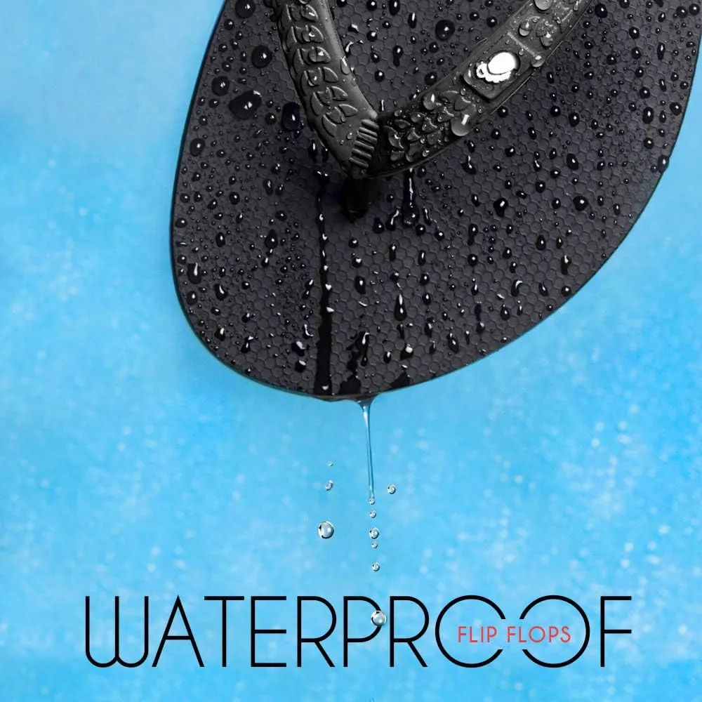 Ultra Soft Comfortable Natural Rubber Summer Beach Flip Flops For Women