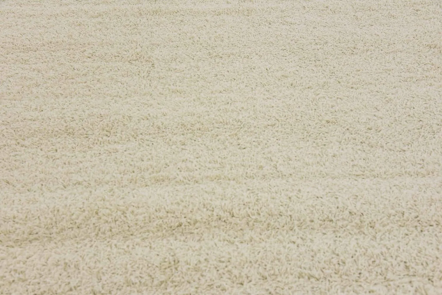 Unique Loom Solid Shag Collection Area Rug (7' 10" Square, Pure Ivory)