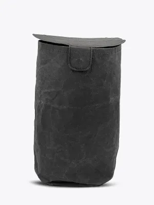 Vegan Leather Automotive Trash Bins from 2 Gallon Capacity with Lid, Waterproof Detachable Liner, Car Organizer & Holder, Stowaway Container, Reusable & Eco-Friendly