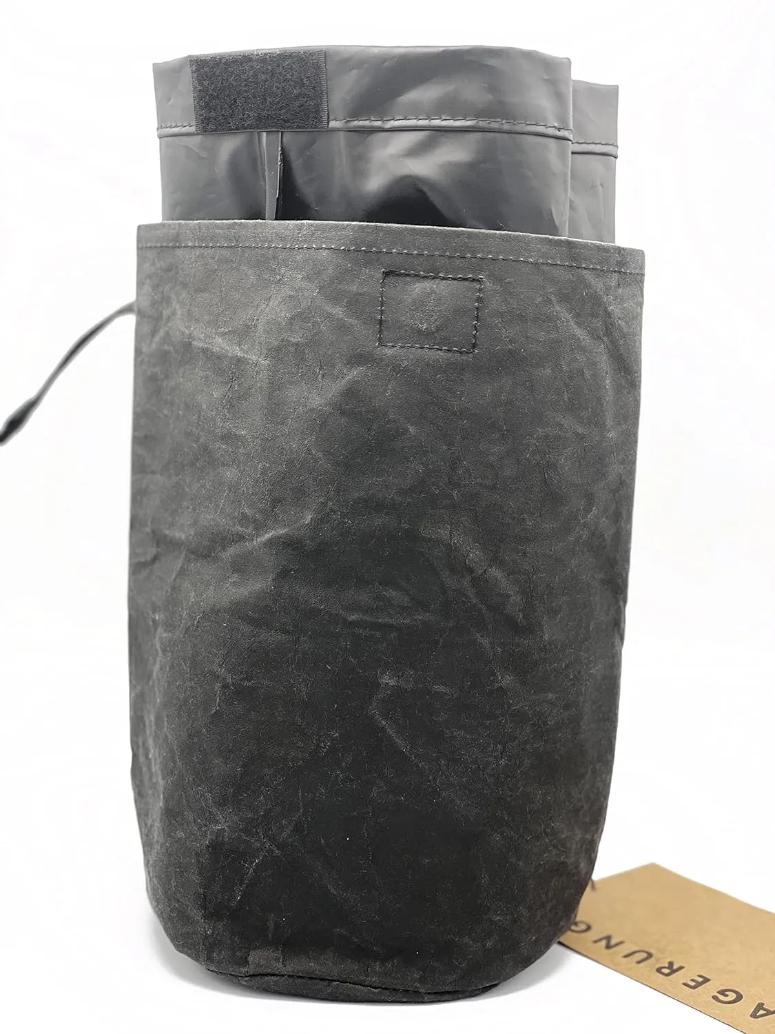 Vegan Leather Automotive Trash Bins from 2 Gallon Capacity with Lid, Waterproof Detachable Liner, Car Organizer & Holder, Stowaway Container, Reusable & Eco-Friendly