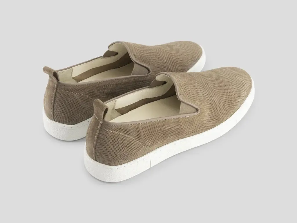 Vic | Zandkleurige loafer
