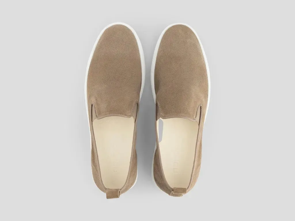 Vic | Zandkleurige loafer