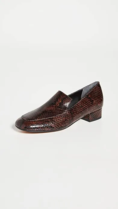 Vince Women's Fauna Loafer Pumps, Chocolate, Brown, 10 Medium US