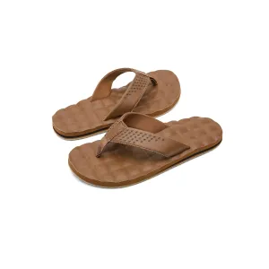 Volcom Men's Recliner Leather Sandal Flip Flop