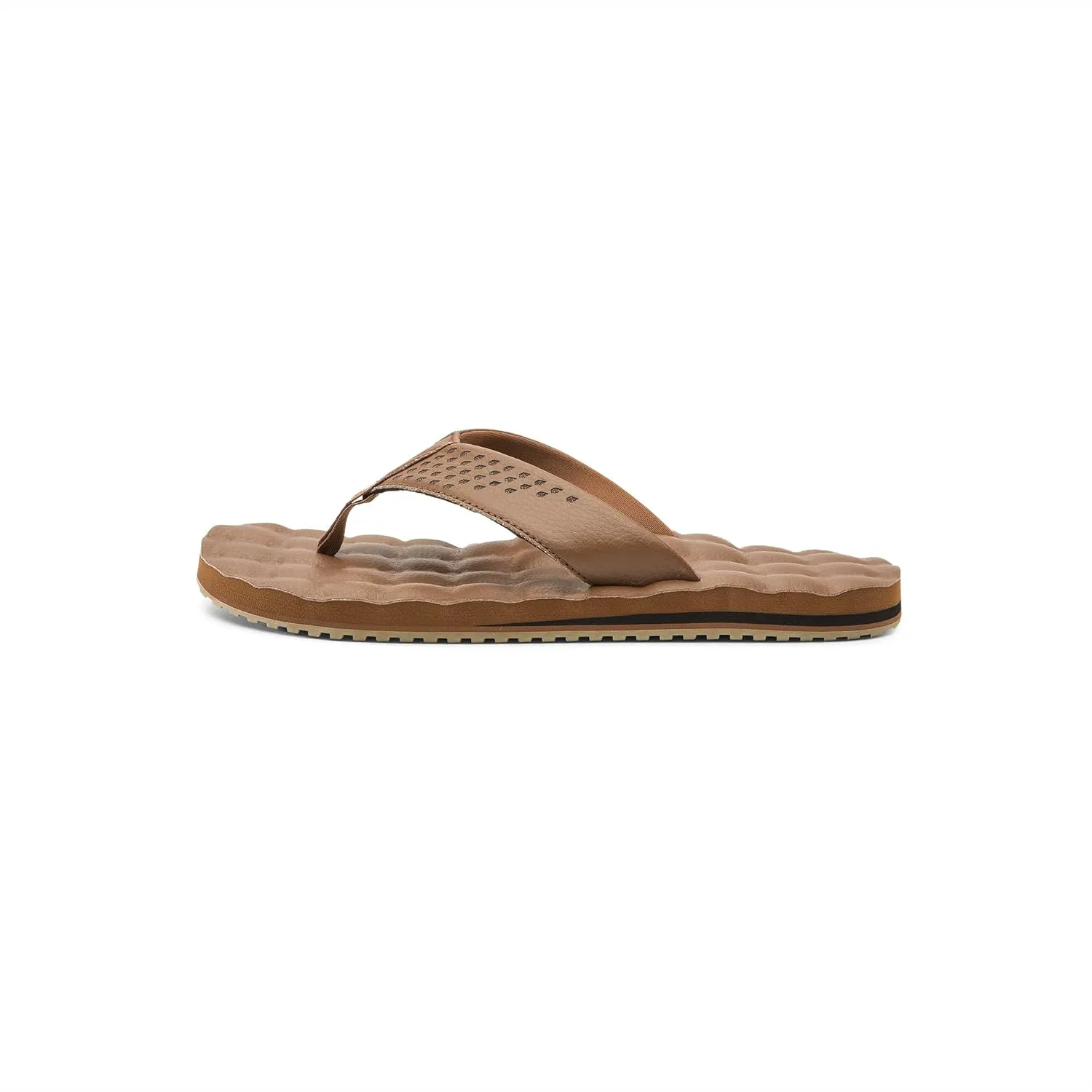 Volcom Men's Recliner Leather Sandal Flip Flop