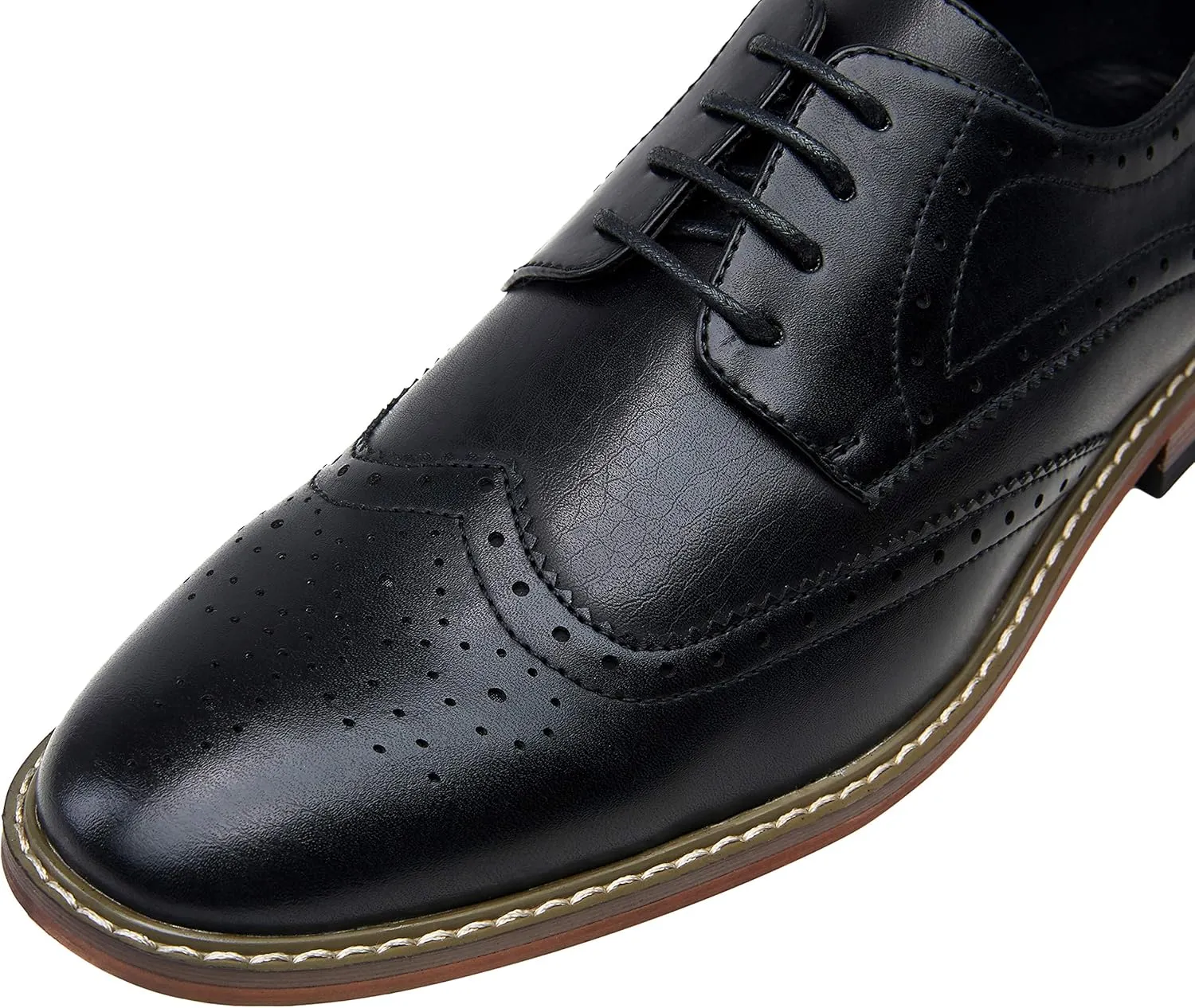 Vostey Men's Dress Shoes Oxford Shoes Formal Dress Shoes for Men Business Derby Shoes