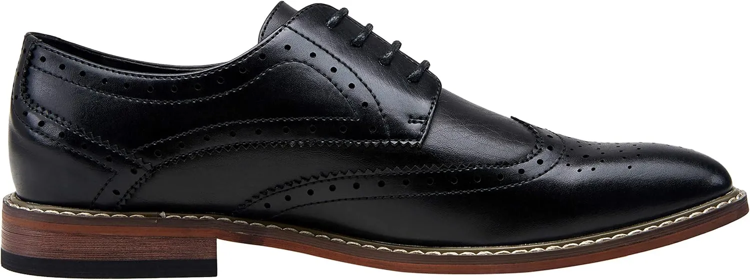 Vostey Men's Dress Shoes Oxford Shoes Formal Dress Shoes for Men Business Derby Shoes