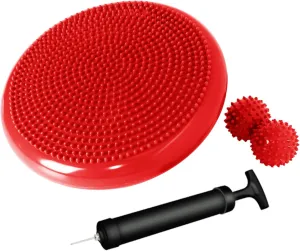 Wobble Cushion, Balance Disc, Wiggle Seat, Balance Pads for Physical Therapy, Stability Disc, Wobble Board for Dogs, Office, Sensory Kids, Classroom with Spiky Massage Ball