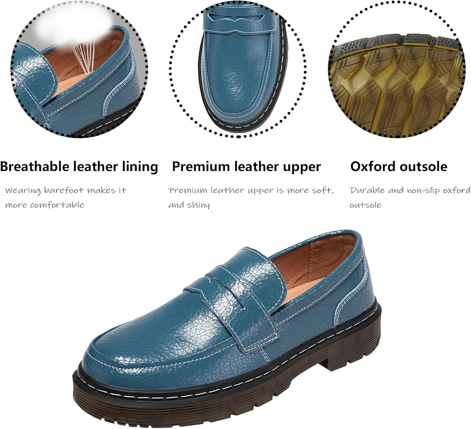 Women's Loafers Classic Penny Loafers for Women Fashion Driving Moccasins Women