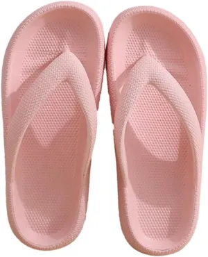 Women's Recovery Flip Flops Sandals Pillow Soft Slide Cushion Beach Flat Thong Sandals Bath Spa Walking Slipper Shoes Unisex