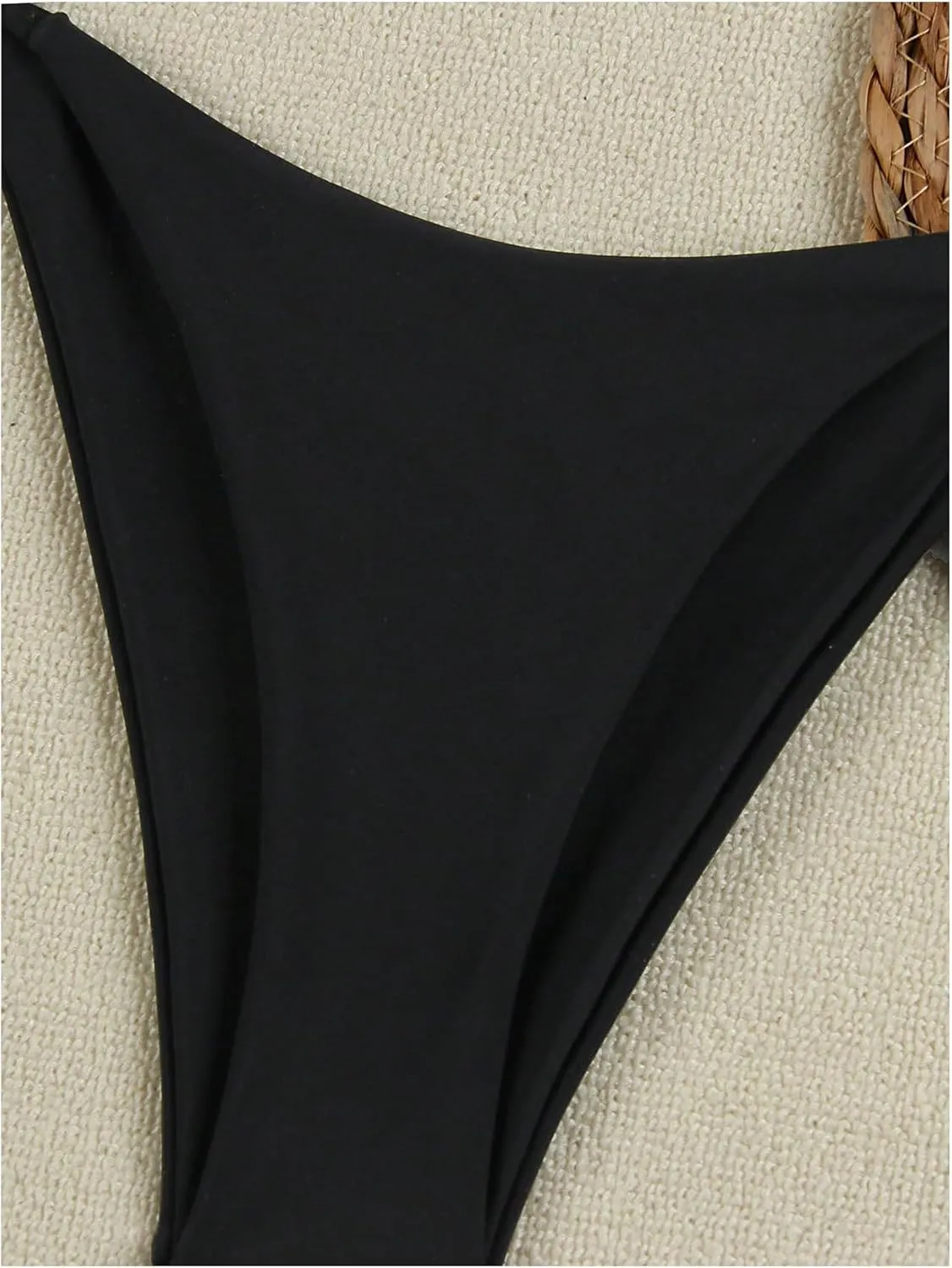 Women's Two Piece Bikini Set Star Decor Halter Triangle Swimsuit Tie Side Bathing Suit Beachwear