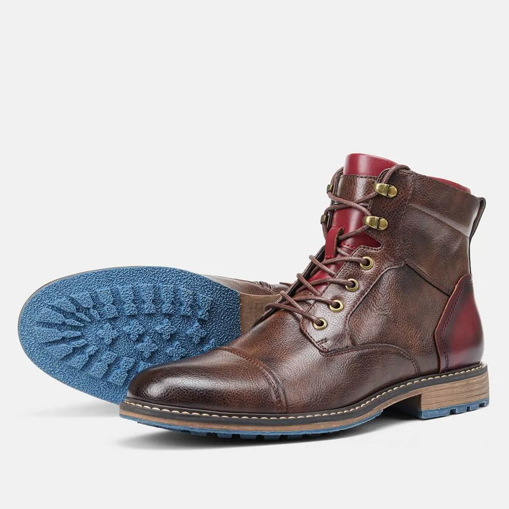 Xavier™ | Classic Leather Oxford Boots