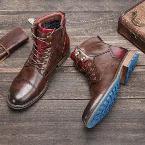Xavier™ | Classic Leather Oxford Boots