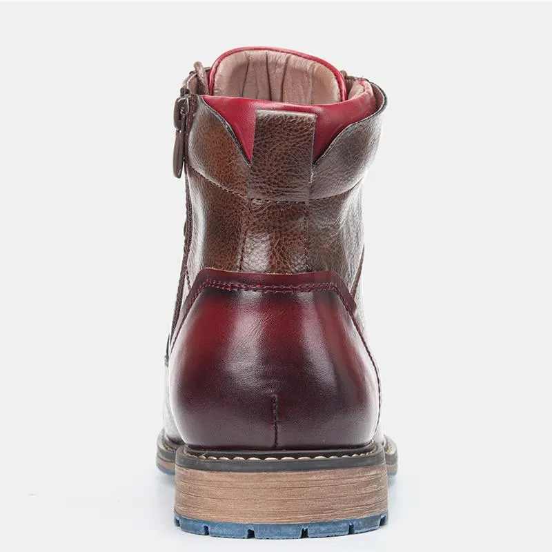 Xavier™ | Classic Leather Oxford Boots