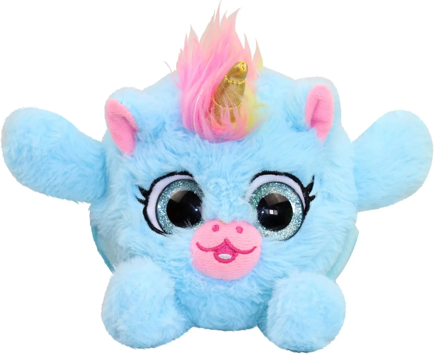 ZIPPETZ Kids’ 2-in-1 Unicorn to Flamingo Reversible Plush Toy Animals, Zip It & Flip It, Cloud-Like Softness, Sweet & Curious Googly Eyes, Cute Plush Friends, Great Gift for Little Ones, 18  Mos